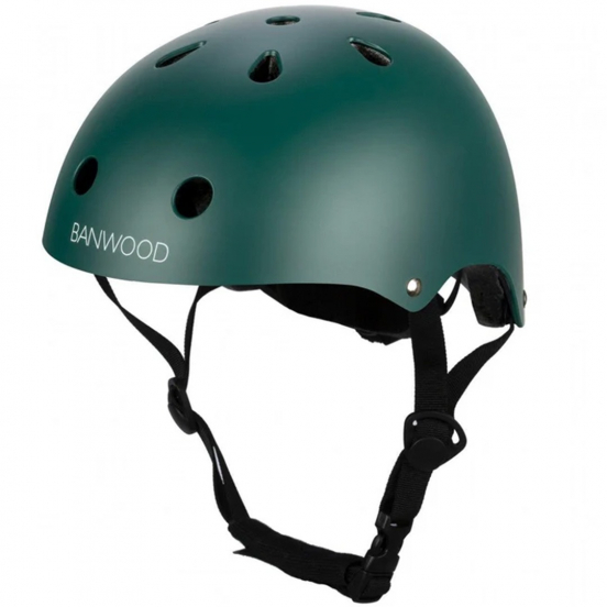 banwood kinderhelm - matgroen