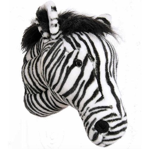 wild & soft trophy heads zebra