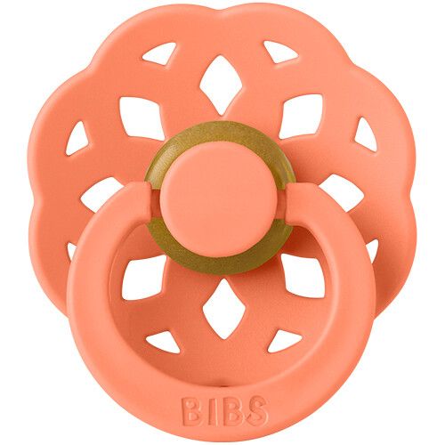 bibs fopspeen boheme - papaya - 0-6 mnd