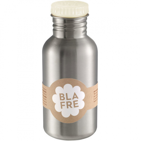 blafre rvs drinkfles beige - 500 ml