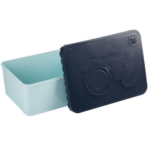 blafre lunchbox tractor blauw