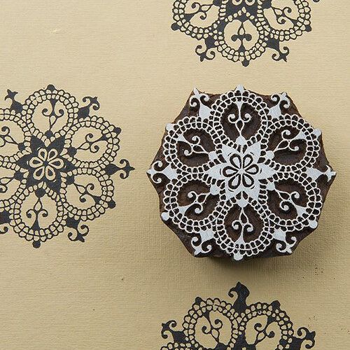 blockwallah blokstempel mandala india exotisch