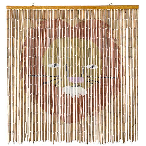 bloomingville bamboe muurdecoratie leonel - 85 cm