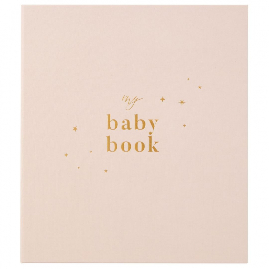 blush and gold invulboek my baby book - blush