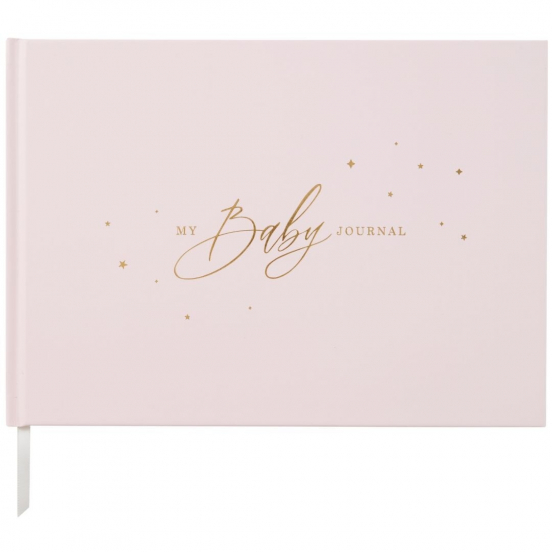 blush and gold invulboek my baby journal - blush 