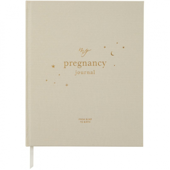 blush and gold invulboek my pregnancy journal - pearl