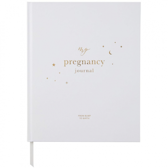 blush and gold invulboek my pregnancy journal - white