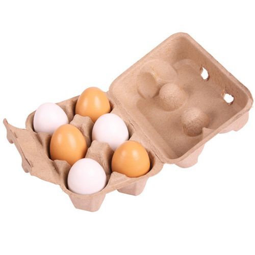 bigjigs eierdoosje met houten eieren
