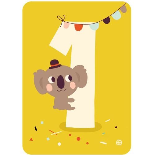 by bora verjaardagskaart - koala 