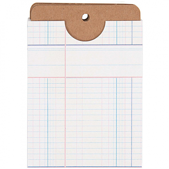 cadeaulabels met omslag - 6st