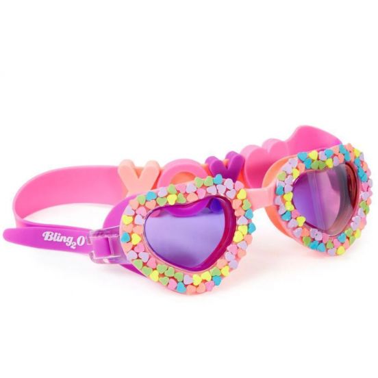 bling2o zwembril candy hearts - be mine pastel hearts