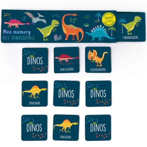 cartes d'art memoriespel dinosaurus