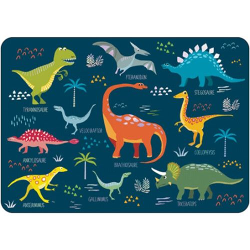 cartes d'art placemat dinosaurus