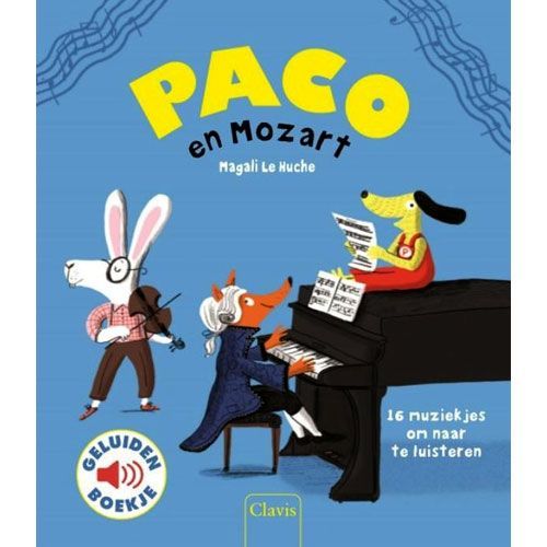 uitgeverij clavis geluidenboek paco en mozart