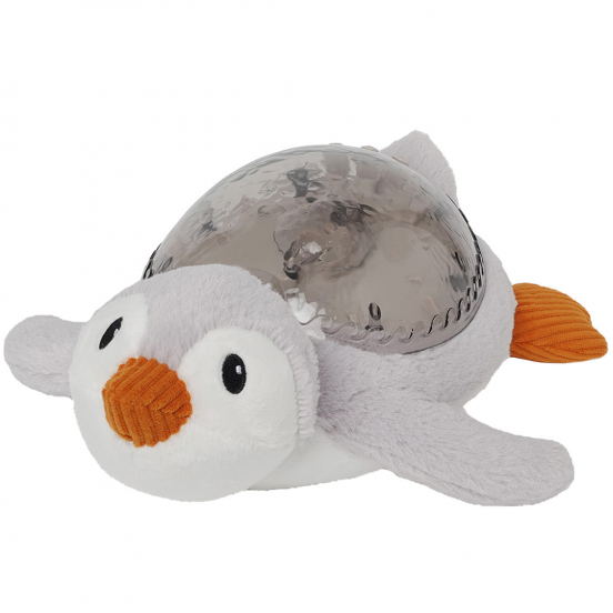 cloud.b knuffelpinguin met nachtlamp en geluid