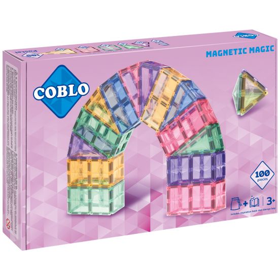 coblo magnetische tegels pastel - 100st