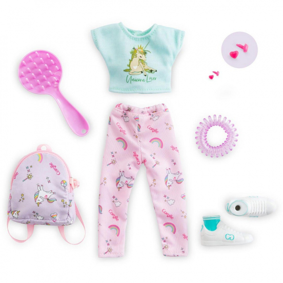 corolle unicorn outfit voor girls modepoppen - 28 cm