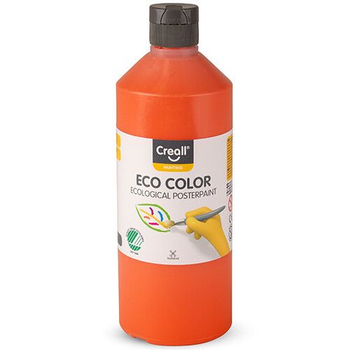 creall eco color plakkaatverf 500ml - oranje