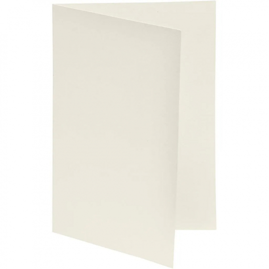creativ company kaarten off-white - 10,5x15 cm - 10st