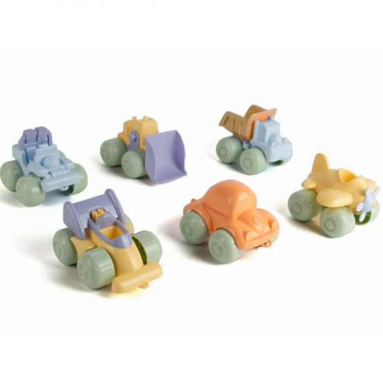 dantoy pastel voertuig - assorti
