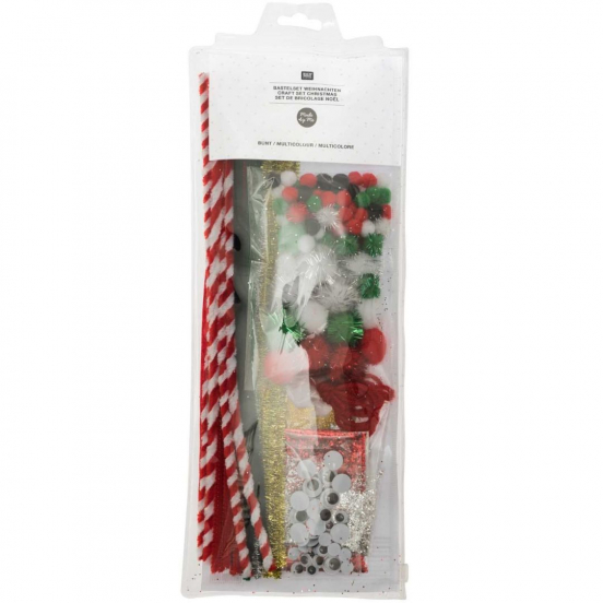 diy knutselset kleurrijke kerst - 168st