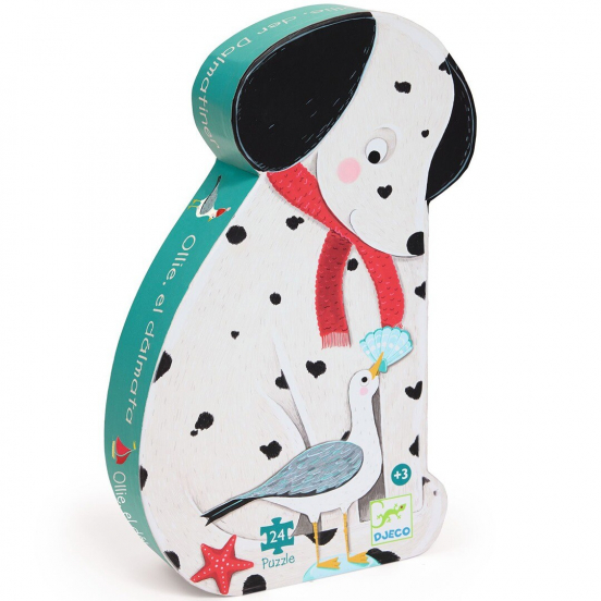 djeco puzzel ollie the dalmatian - 24st
