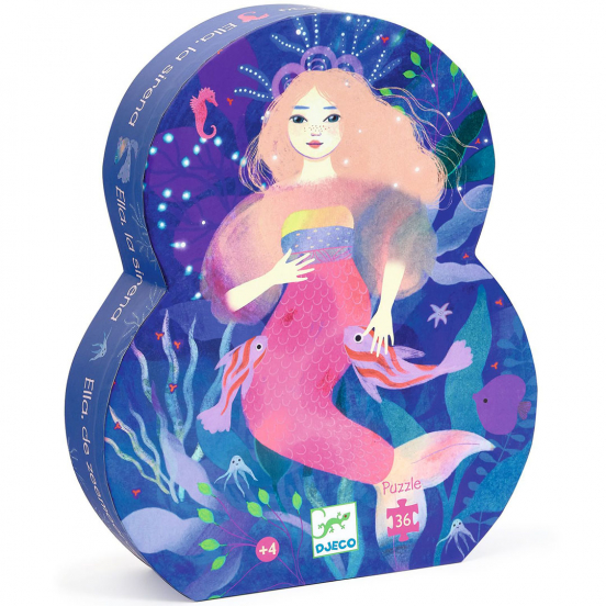 djeco puzzel ella the mermaid - 36st
