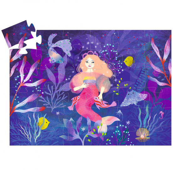 djeco puzzel ella the mermaid - 36st