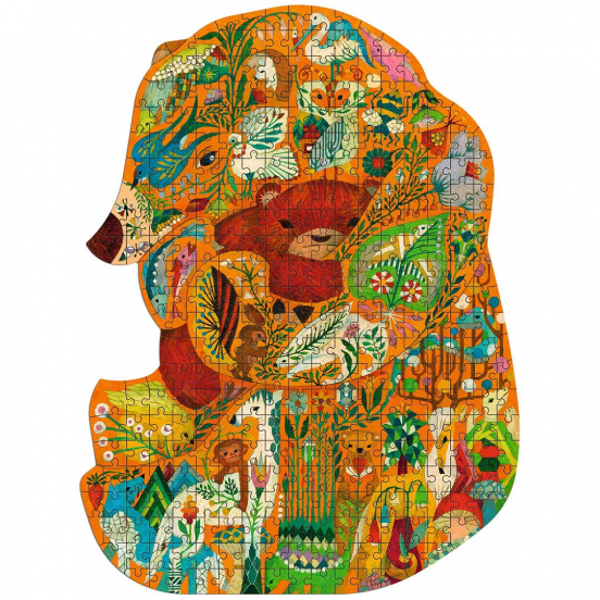 djeco puzzel puzz'art beren - 350st