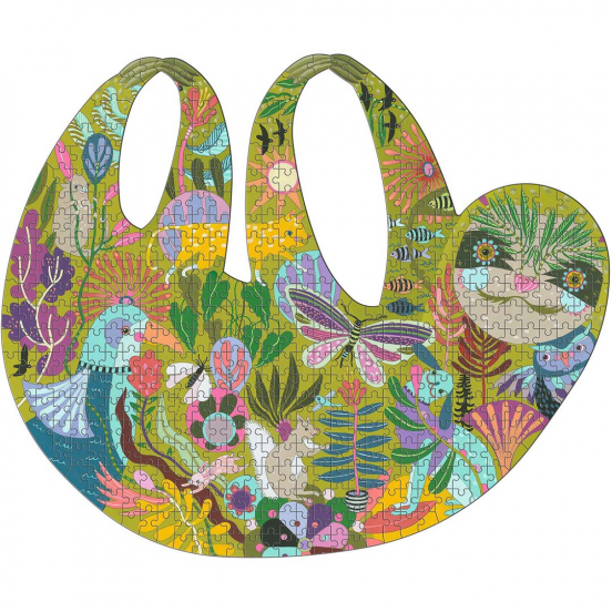 djeco puzzel puzz'art luiaard - 500st