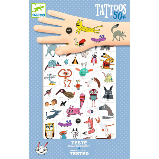 djeco tattoos little critters