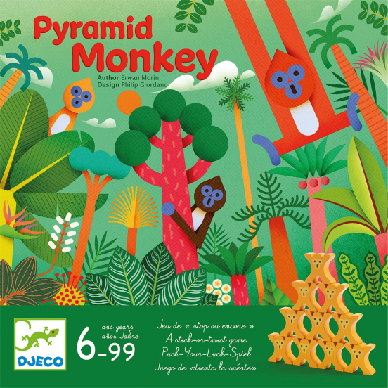 djeco balanceerspel pyramid monkey