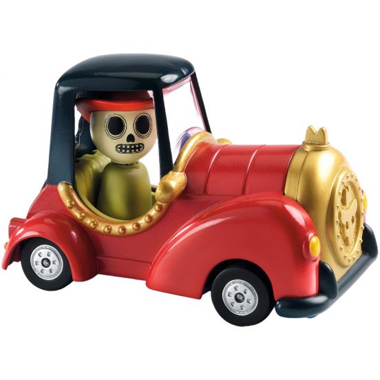 djeco crazy motors auto - red skull