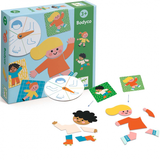 djeco puzzelspel lichaamsdelen leren