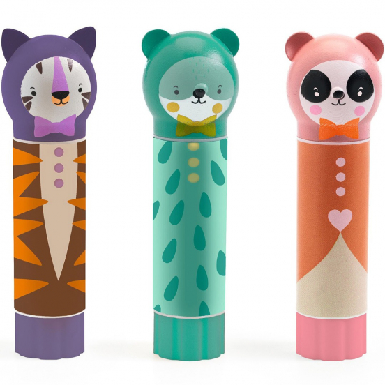 djeco lijmstift dieren - assorti