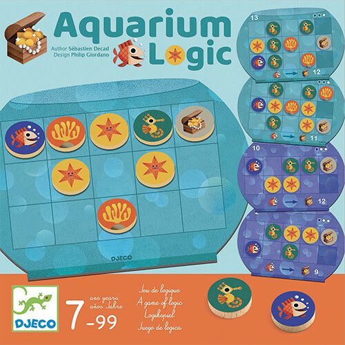 djeco jeu de logique logique d'aquarium