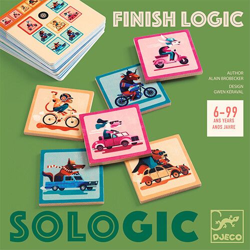 djeco logicaspel sologic - finish logic