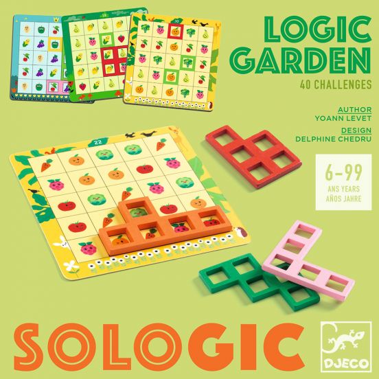 djeco logicaspel sologic - garden logic