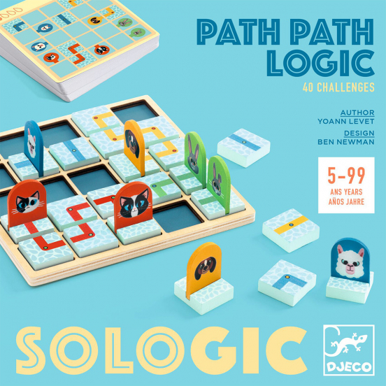 djeco logicaspel sologic - path path logic