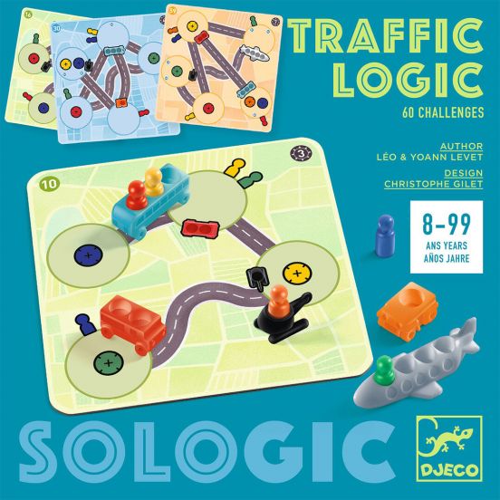 djeco logicaspel sologic - traffic logic