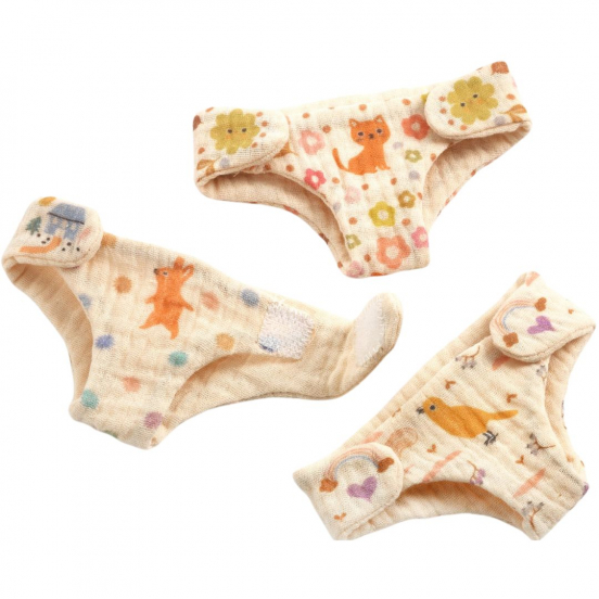 djeco poppenluiers pomea - nappies - 3st
