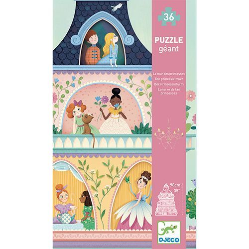 djeco puzzel prinsessentoren - 36st