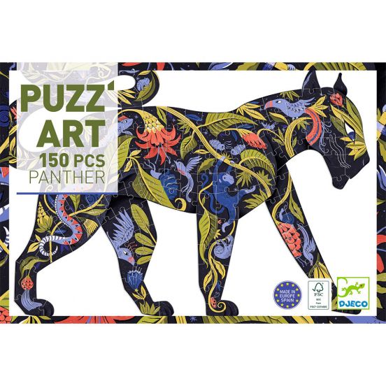 djeco puzzel puzz'art panter - 150st