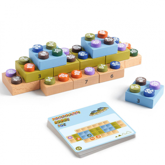 djeco puzzelspel sologic - bloc inca