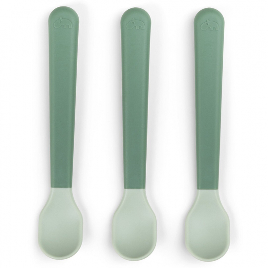 done by deer kinderlepels easy grip - green - 3st