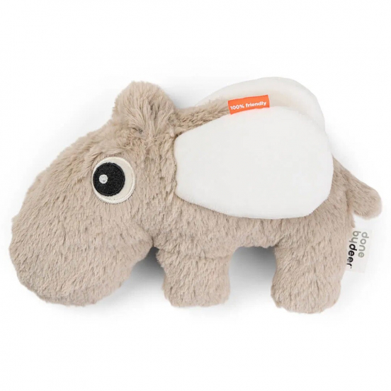 done by deer knuffelnijlpaard ozzo - sand - 23 cm  