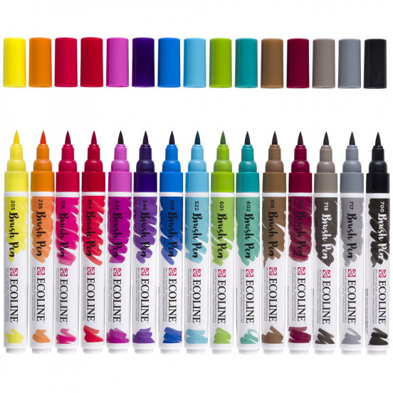 ecoline penseelstiften - 15st