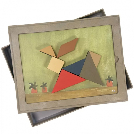 egmont toys magnetisch spel tangram 