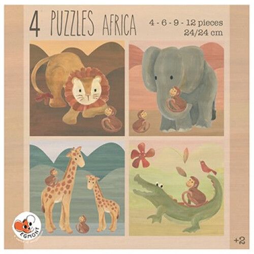 egmont toys puzzels afrika - 4-6-9-12 st
