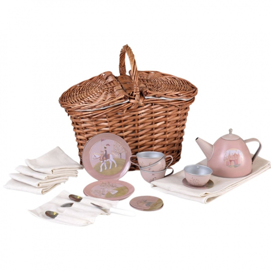 egmont toys theeservies in rieten mand - prinses
